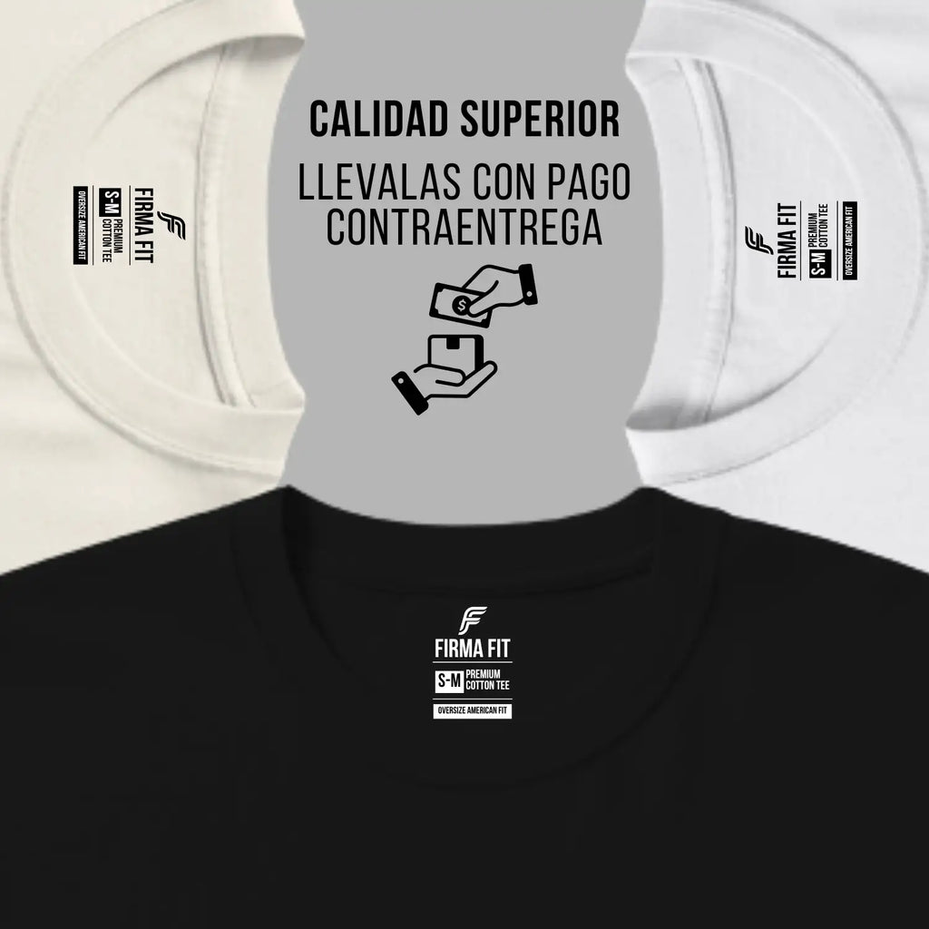 Pack x3 Camisetas de Hombre Oversize - 100% Algodón (Horma Americana) ⚡️🏆