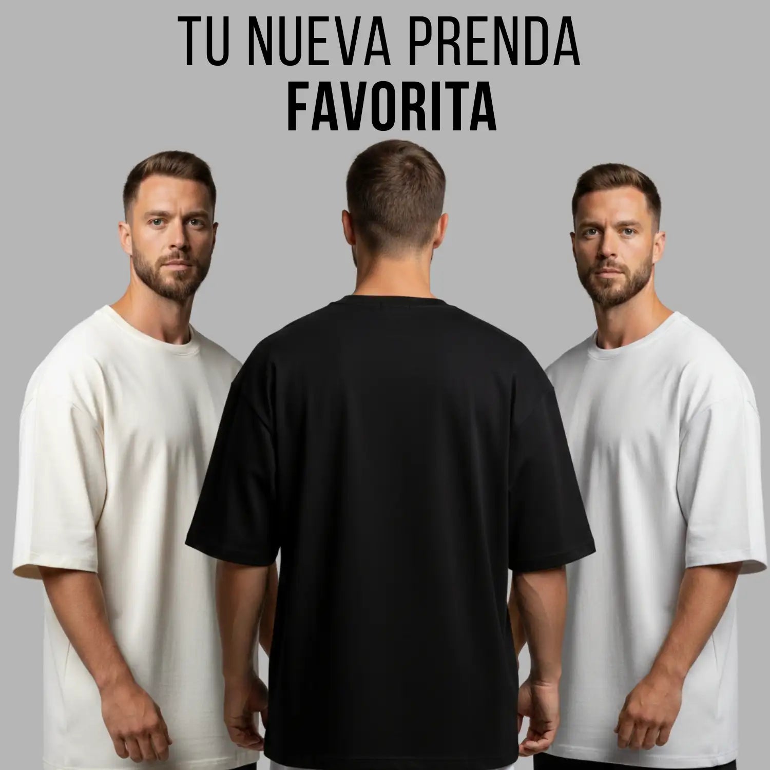 Pack x3 Camisetas de Hombre Oversize - 100% Algodón (Horma Americana) ⚡️🏆