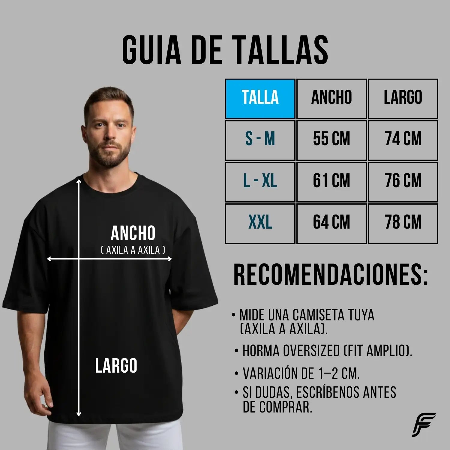 Pack x3 Camisetas de Hombre Oversize - 100% Algodón (Horma Americana) ⚡️🏆